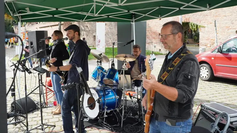 Hitstix live unter dem Zelt